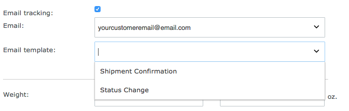 Enabling Tracking option when printing labels with acclux and stamps.com